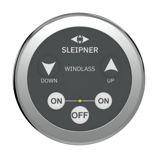 Touchpanel Ankerwinde, rund, 12/24V