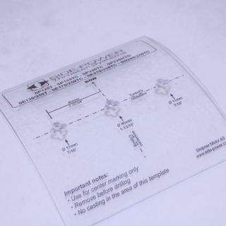 Bohrschablone Tunnel ø250mm