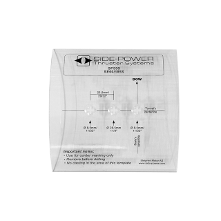 Bohrschablone Tunnel ø185mm