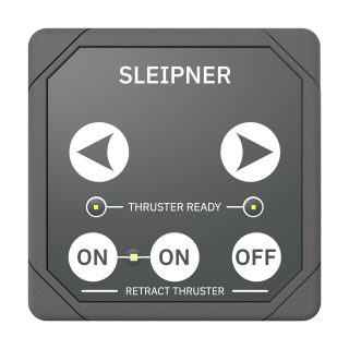 Product image of Touch Control Panel For Retract Thrusters S-link, Rectangular Grey Design
