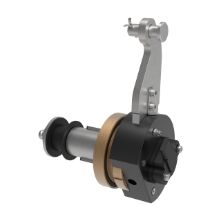 Horizontale Lagerungsachse rechtsseitig