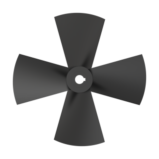 Propeller für Stahlruder SP30/35/40 ø125