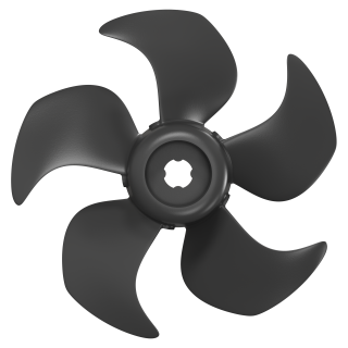 Propeller für Stahlruder, 5bl SE30/40