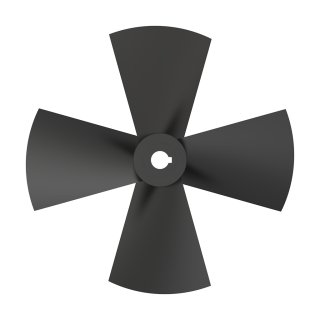 Propeller 4bl RH für Strahlruder