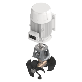 SAC520 Tunnel Strahlruder ø386mm 400V