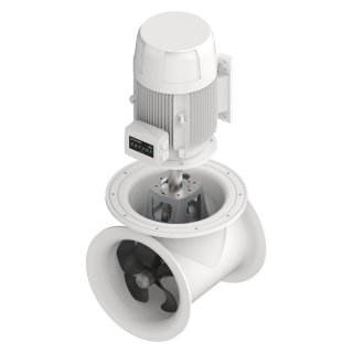 SAC450 Tunnel Strahlruder ø386mm 230V