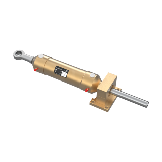 Hydraulic cylinder 140kgm, Stroke 190mm